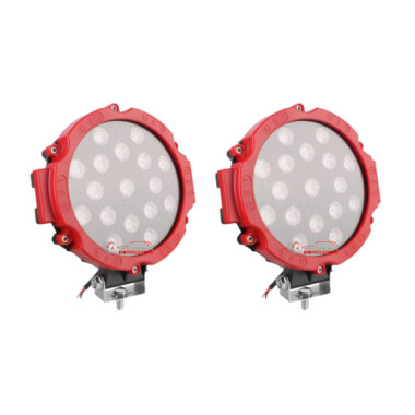 KIT 2 FAROS REDONDOS LED 6000K