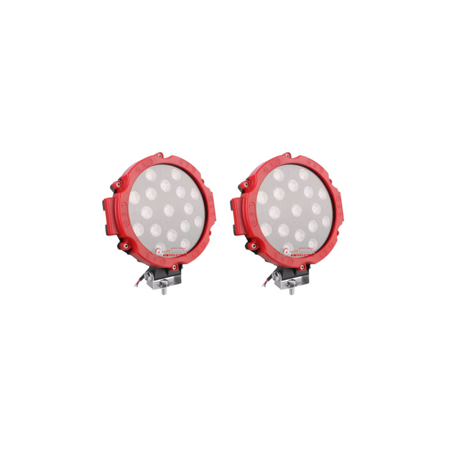 KIT 2 FAROS REDONDOS LED 6000K