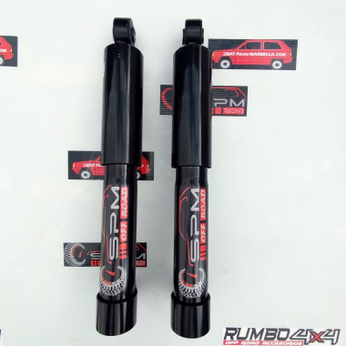 KIT AMORTIGUADORES SPM A GAS BLACK OFF ROAD 2WD