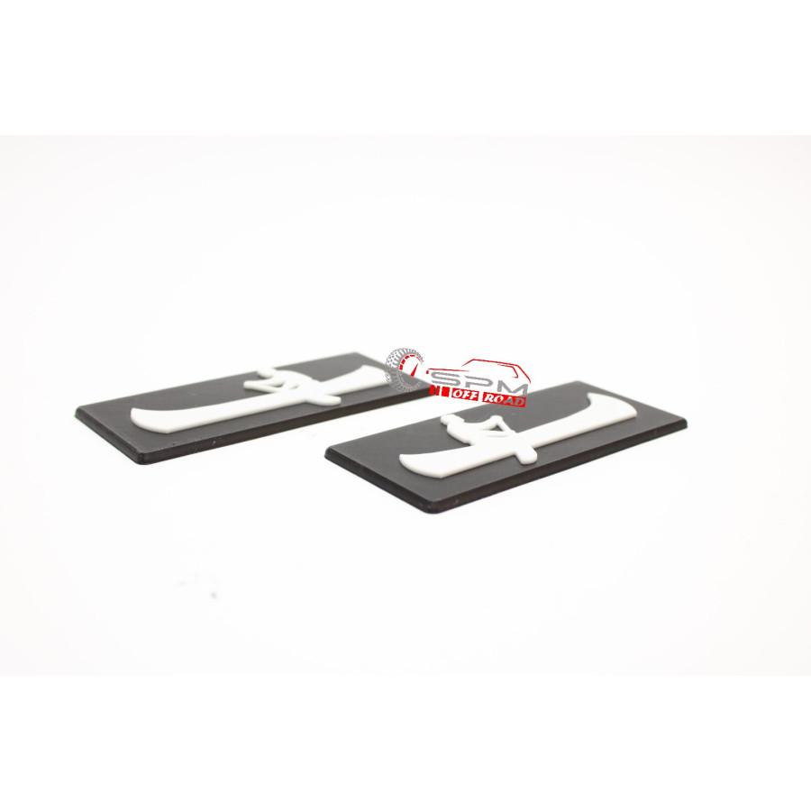PAREJA LOGOTIPOS CANOA PANDA SISLEY 4X4