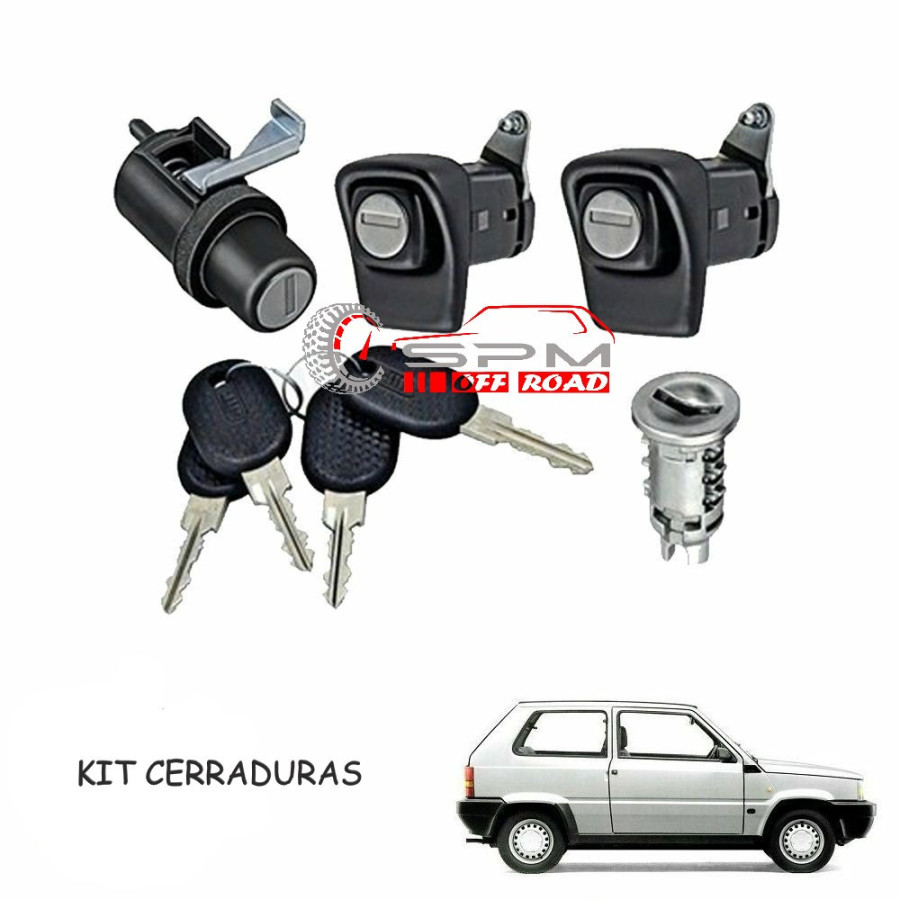 KIT CERRADURAS COMPLETO FIAT PANDA