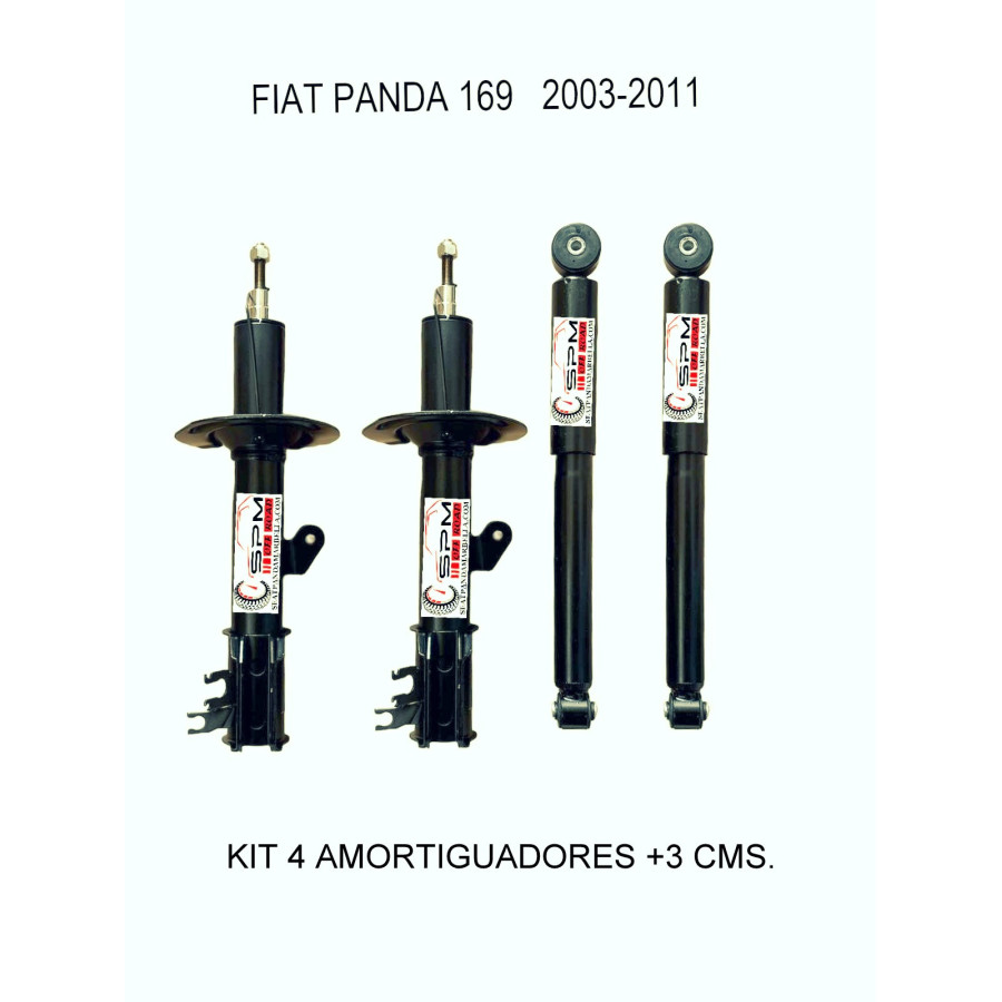 KIT 4 AMORTIGUADORES SPM ELEVACION