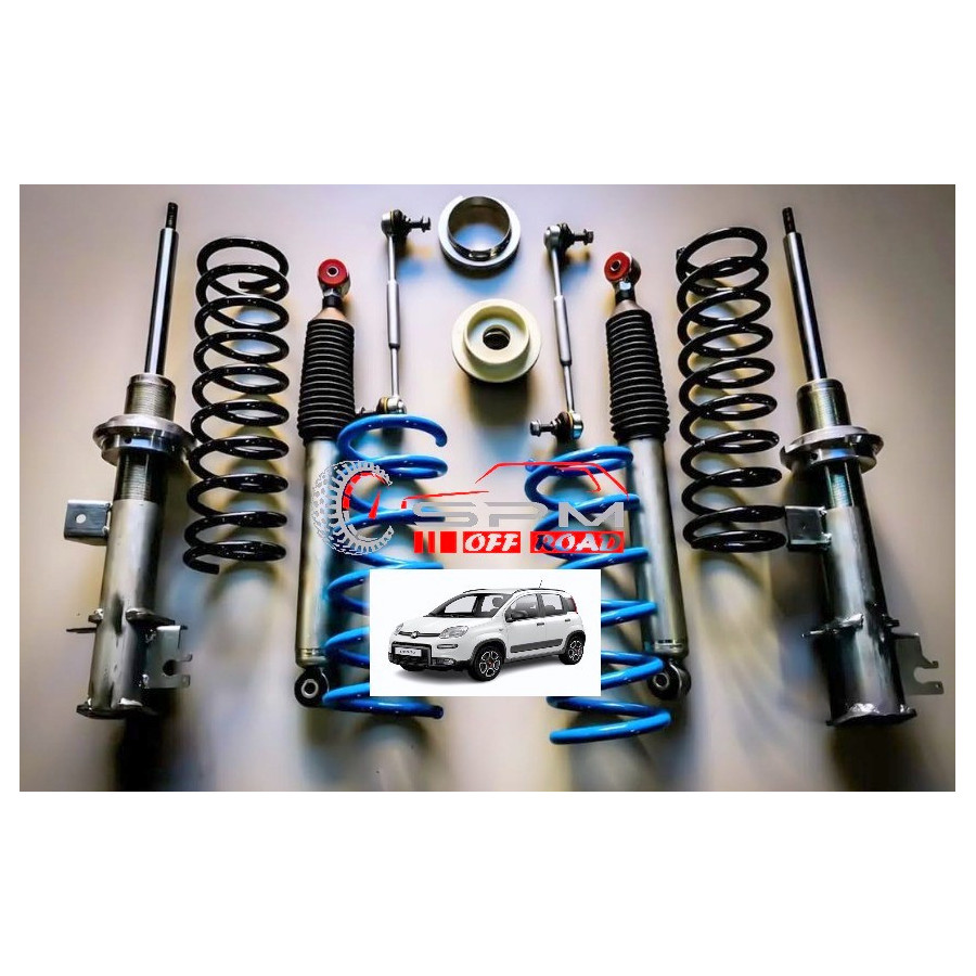 KIT ELEVACION REFORZADO RAID 3 cms. SPM GB FIAT PANDA 4X4 312 KIT ELEVACION REFORZADO RAID 3 cms. SPM GB FIAT PANDA 4X4 312